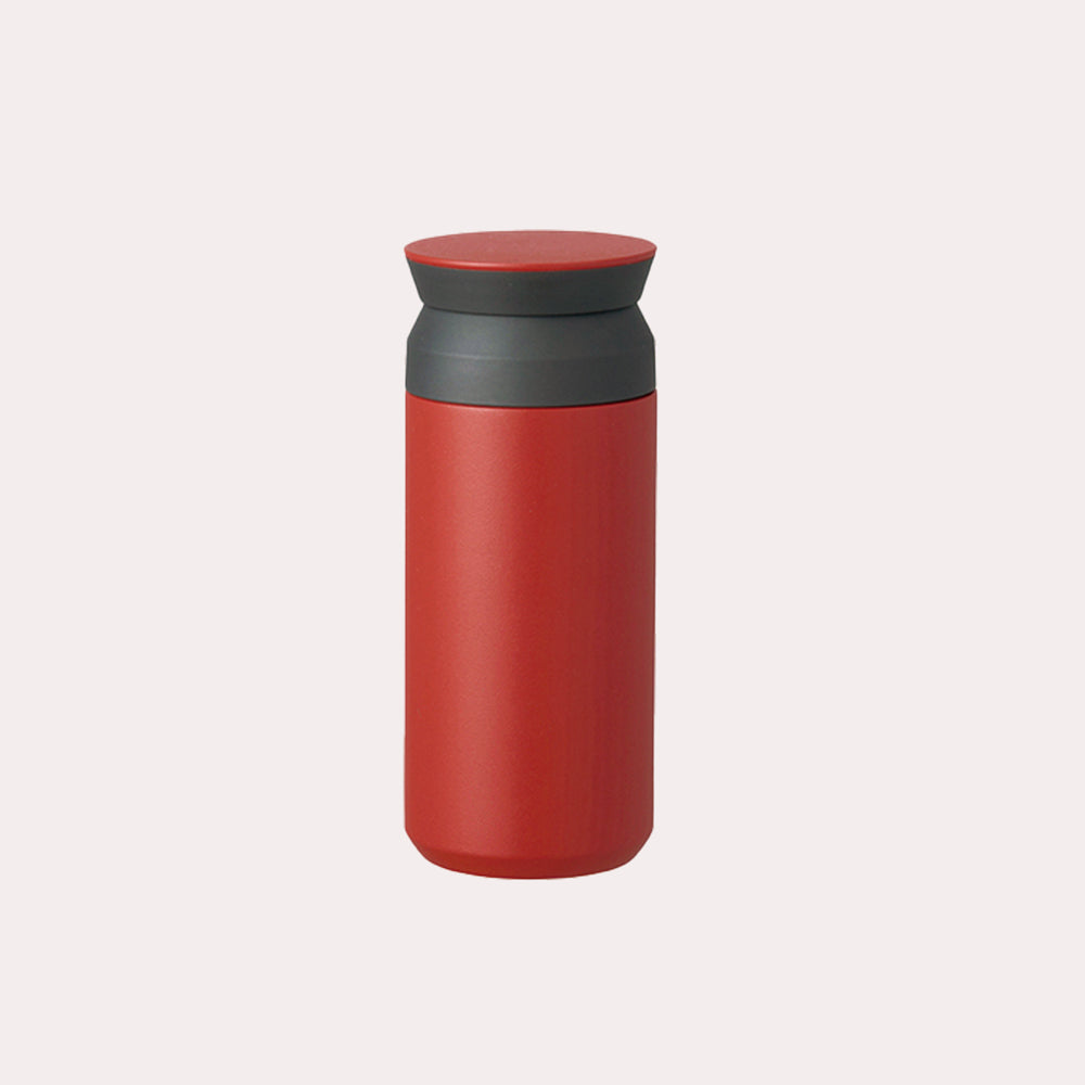 Thermos Isotherme - Th� et Caf� - Inox - Boisson Chaude et Froide - 380 ml  Rouge